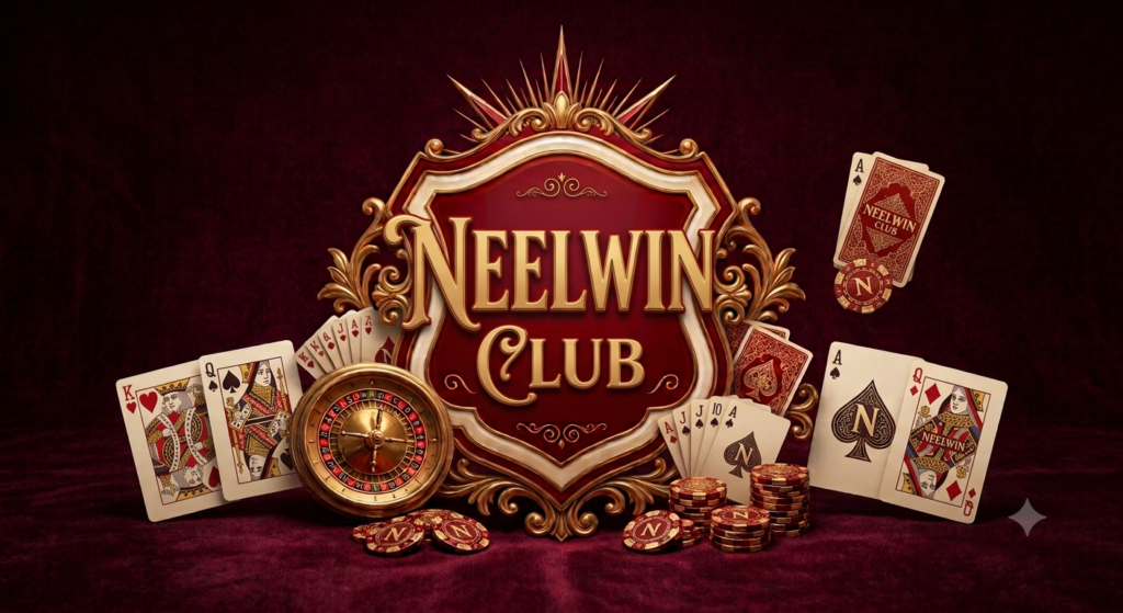 Neelwin Club Official Portal Logo and Gaming Lounge